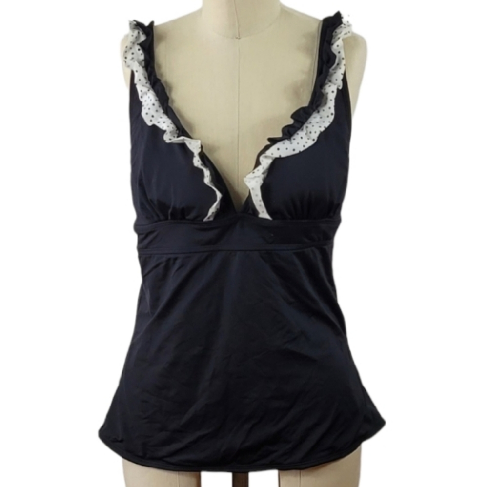 TROPICAL ESCAPE Tankini Size Large - Picture 2 of 5